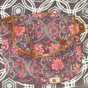 Floral Roxy crossbody bag.